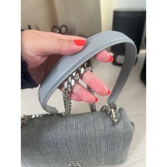Burberry Small Gray Lola Bag - Picture 4 of 16